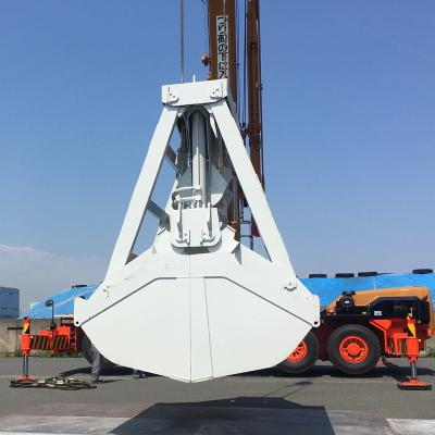 China 12 soluciones teledirigidas Crane Grab Bucket del puerto de CBM en venta