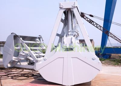 China Wireless Control 70t 18m Clamshell Crane Grab Bucket for sale