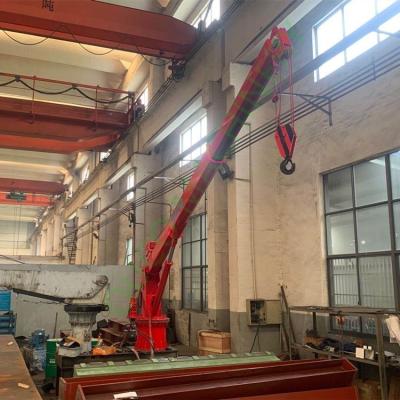 China Electric 1.5T Loading 6M Offshore Pedestal Crane for sale