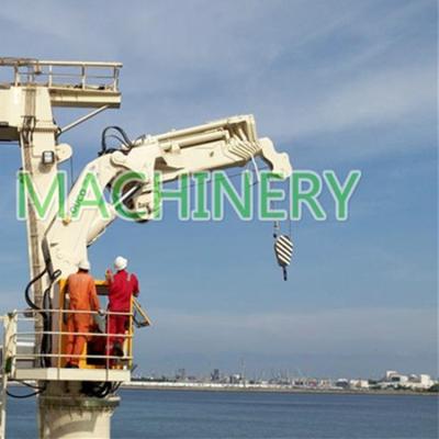 China Hydraulic 22M Electrical CCS Knuckle Boom Marine Cranes for sale