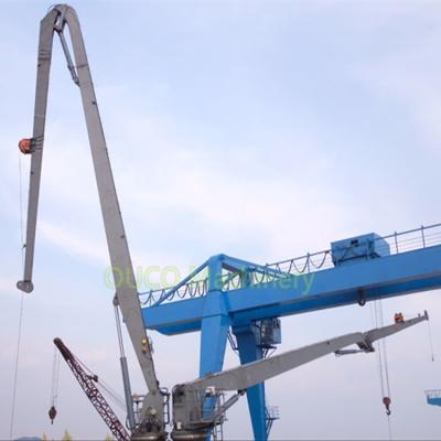 China 30m Knuckle Boom 1t Wide Shipyard Crane Working Radius for sale
