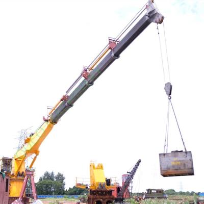 China 26M Electric 8T Telescopic Boom Offshore Ship Deck Cranes for sale