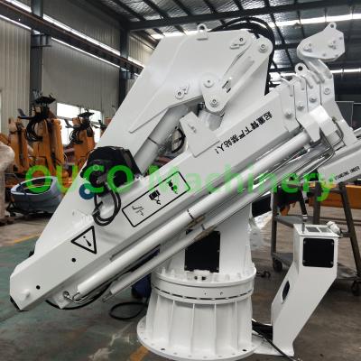 China 1t 10m folding portable Knuckle Boom Marine Cranes for sale