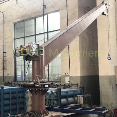 China 1.3t Cargo 2.7m Crane Manual Slewing Fixed Boom Crane for sale