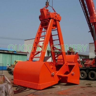 China Material Handling 2 Rope Clamshell Excavator Mechanical Grab Bucket for sale