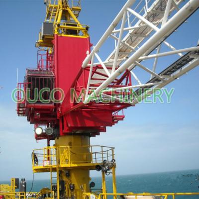 China Steel 80t Lattice Boom Offshore Pedestal Crane for sale