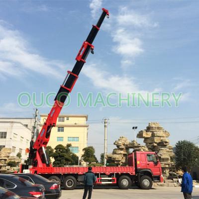 China Semi auge móvil Lorry Mounted Crane del nudillo 80t en venta