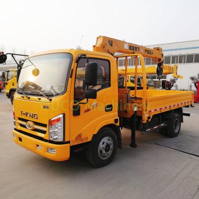 中国 小さい容積トン数堅いブームのセリウムのトラックはクレーン車を取付けた 販売のため