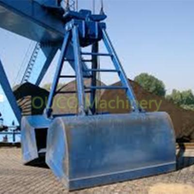 China Mechanical Structure Coal Handle Clamshell Grab Bucket 5 Cubic Capacity for sale