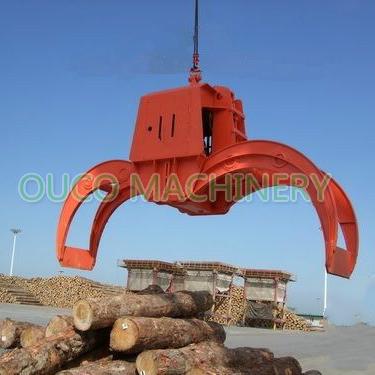 China High Efficiency Two Paws Wood Hydraulic Clamshell for sale