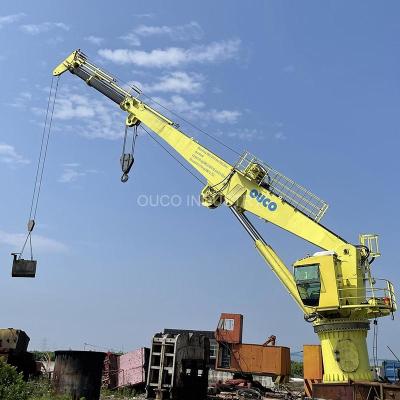 China 1.5t 36.6m Offshore Pedestal Crane Telescopic Boom Hydraulic Pedestal Mounted for sale