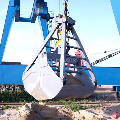 China Timbering Mechanical Dredging Grab 2 Rope Clamshell for sale
