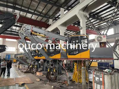 China Steel Stationary Material Handler For Waste Material for sale