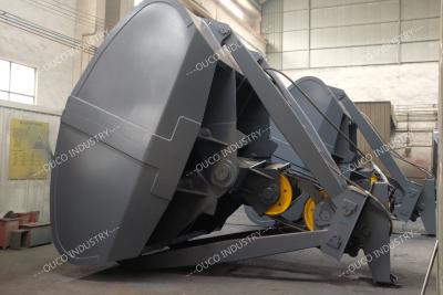 China 27/24cbm Mechanical Clamshell Grab Hardox 500  Nm500 Material Customized for sale