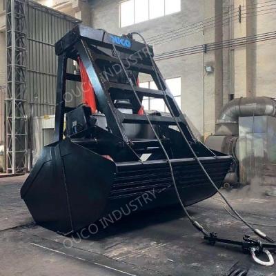 China 12 Cubic Meter Wireless Remote Control Grab Vessel For Ship Deck Crane for sale
