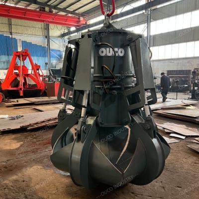 China Electro Hydraulic 1 Cubic Grab Bucket For Indoor Use Five Peel for sale