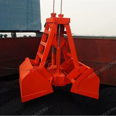 China Hydraulic Grab Bucket Wireless Remote Control ABS Certificate Coal Material for sale
