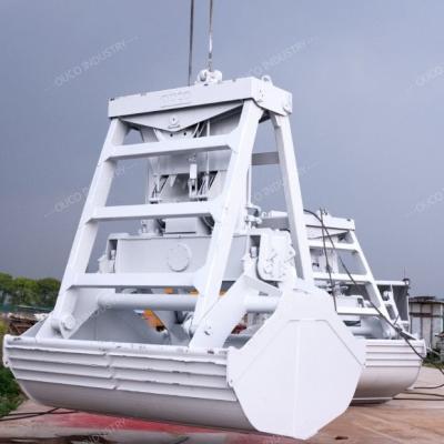 China 13CBM Hydraulic Wireless Remote Control Vessel Grabs Clamshell for sale