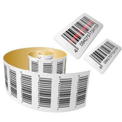 China Polyester Clothing Barcode Labels Stickers Waterproof for Beverage for sale