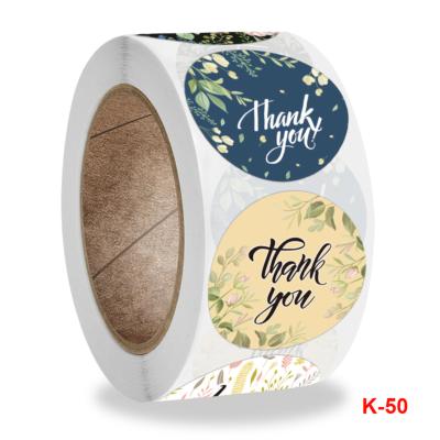 China Personalized Thank You Sticker Labels 1.5 Inch for Packaging OEM for sale