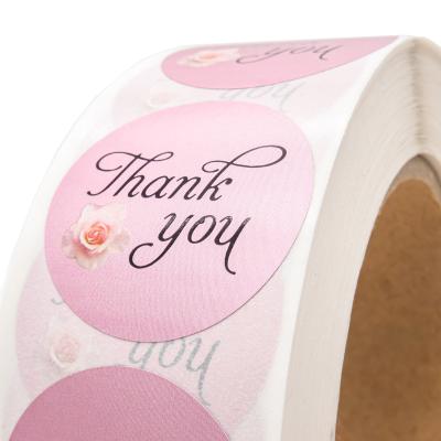 China Biodegradable Thank You Sticker Labels Waterproof Adhesive Stickers for sale