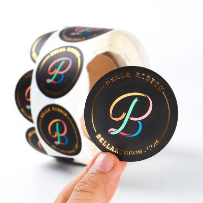 China etiqueta engomada impermeable adhesiva del logotipo de la impresión de la etiqueta de la etiqueta engomada del vinilo de papel redondo de encargo de las etiquetas engomadas en venta