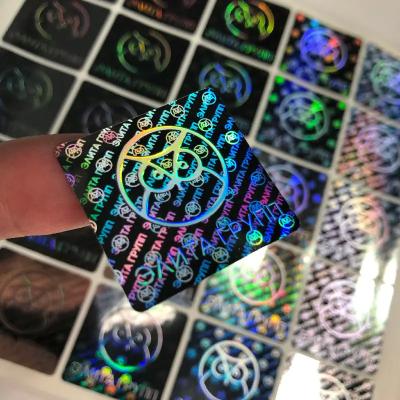 China Customized 3D Holographic Labels Warranty Void Security Hologram Stickers for sale