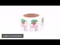 FDA SGS Transparent Canned Food Labels Digital printing Sticker Labels