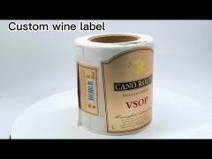CMYK BOPP Wine Sticker Labels Custom Logo Stickers For Packaging