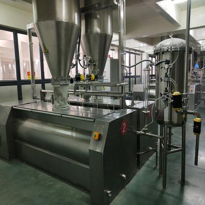 China linha de processamento quadrado do macarronete imediato de 380V 50HZ Fried Noodle Plant Machinery à venda