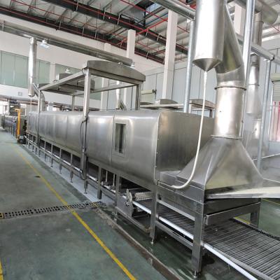 China Não maquinaria dos macarronetes imediatos de Fried Indomie Noodle Processing Line 380V 50HZ à venda