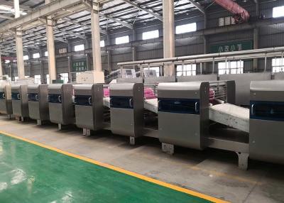 China Planta de fabricação de máquinas de macarrão frito com controle PLC totalmente automática à venda