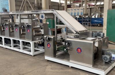 China Fully Automatic Fresh Noodle and Wonton Wrapper Production Line for sale