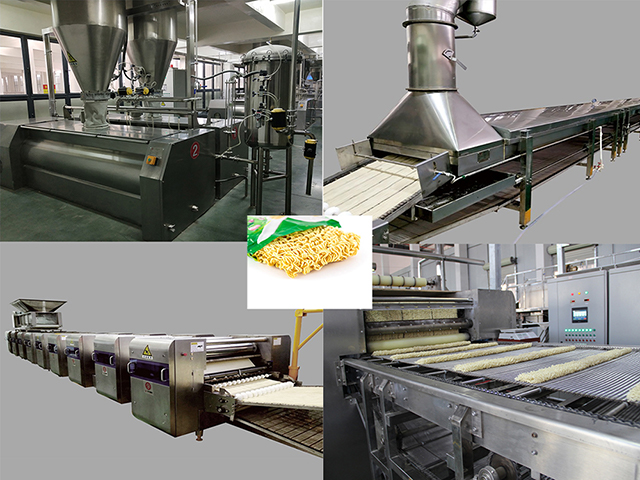 Industrial Automatic Instant Noodle Production Line Fried Noodle Machine