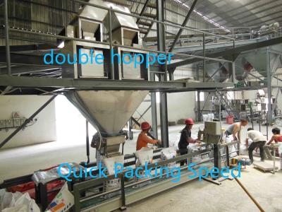 Chine Pesage semi automatique de sac de granule de machine à ensacher de granules de riz de grain de graine à vendre