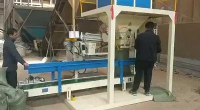 中国 25kg袋詰め作業者のミシンの開いた口のペーパー編まれた付属装置 販売のため