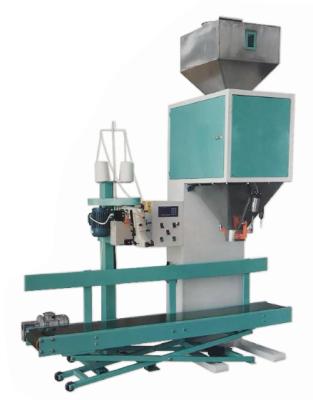 China Biomass Granules Bagging Machine For 25kg Semi Auto Filling Weighing for sale