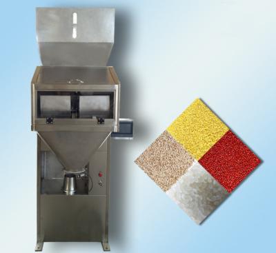 China Dog Food Coffee Bean Granules Bagging Machine Semi Automatic Weigh Filling Machine for sale