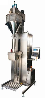 China Taschen-Skala-Pulver-Aufbauschungs-Maschinen-Betriebsmanuelle Mehl-Verpackungsmaschine 1Kg 25Kg zu verkaufen