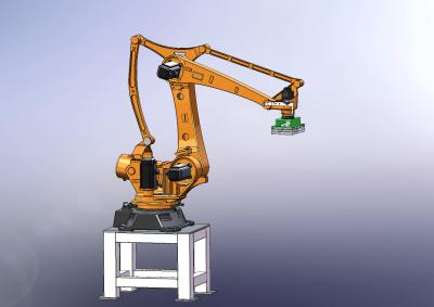 China Industria alimentaria automática de la máquina de ensacar de la harina del equipo del bolso que empalieta robótico en venta