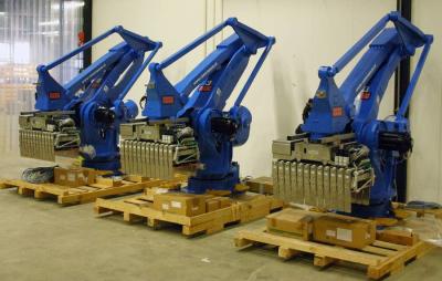 China Mixed Automatic Palletizing Robot System Case Packer Palletizer Depalletizer for sale