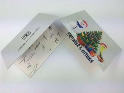 China PET Visiting Cards 3d Lenticular Printing Services For Tourism , Full Color for sale