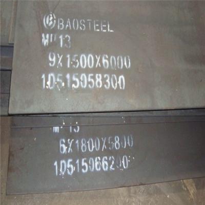 China Hot rolled Mn13 steel sheets high manganese steel plate  ,Steel Carbon Sheet Plate Galvanized SS400 A36 Q195 Q235 Q345 S for sale
