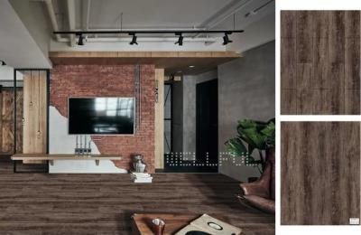 中国 カシ木設計幅1000mmのビニールの床の装飾のための木製の穀物ポリ塩化ビニールのフィルム 販売のため