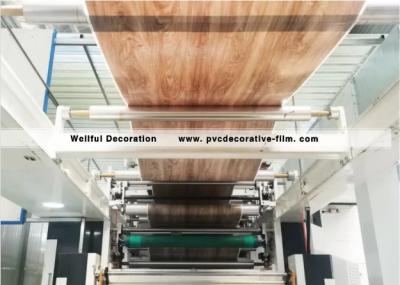 中国 木の設計ポリ塩化ビニールのプリント用フィルム980mm 1270mmのグラビア印刷の印刷 販売のため