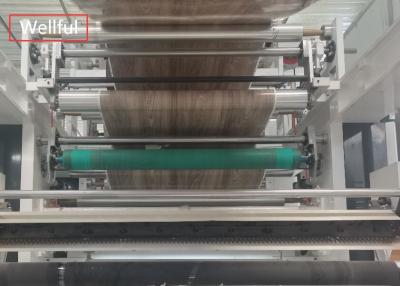 中国 木製ポリ塩化ビニールはビニールの乾燥した背部フロアーリングのための層を印刷した 販売のため