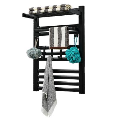 China Intelligent electric heating towel rack household bathroom thermostatic aluminum alloy bath towel drying rack for sale