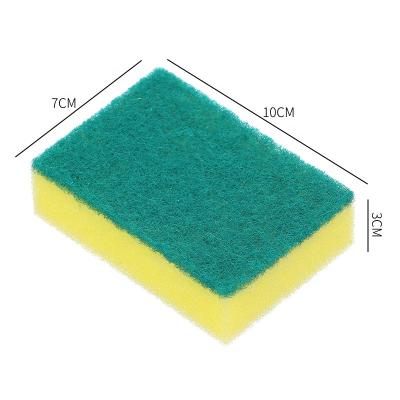 China Durable Kitchen Floor Body Household Stainless Steel Silicone Dish Sponge Colorful Cleaning Scrubber for sale
