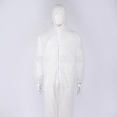 China Disposable color isolation suit pp elastic cuffs  work clothes for construct Isolation medical disposable coveralls for sale