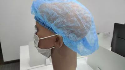 China cheap surgically disposable  seller head cover net non woven mob clip cap Factory price disposable colorful nonwoven strip cap for sale